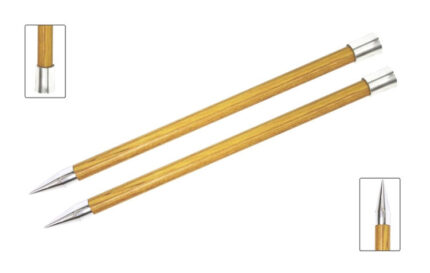 Спицы для вязания Knit Pro прямые, деревянные Royale 12мм, 30см, арт.29205