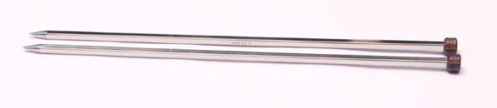 Спицы для вязания Knit Pro прямые, металлические, квадратные Nova Cubics 3,75мм, 35см, арт.12296