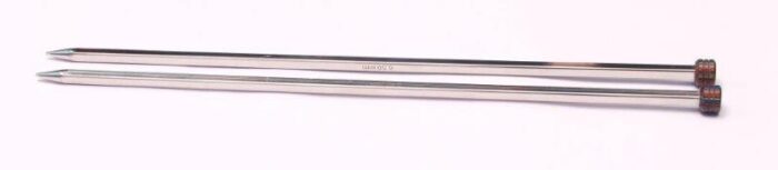 Спицы для вязания Knit Pro прямые, металлические, квадратные Nova Cubics 4,5мм, 30см, арт.12278