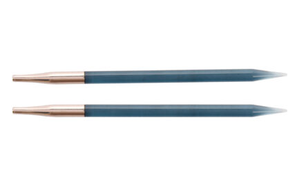Спицы для вязания Knit Pro съемные, стандартные Trendz 5,5мм, акрил, бирюзовый, 2шт, арт.51256