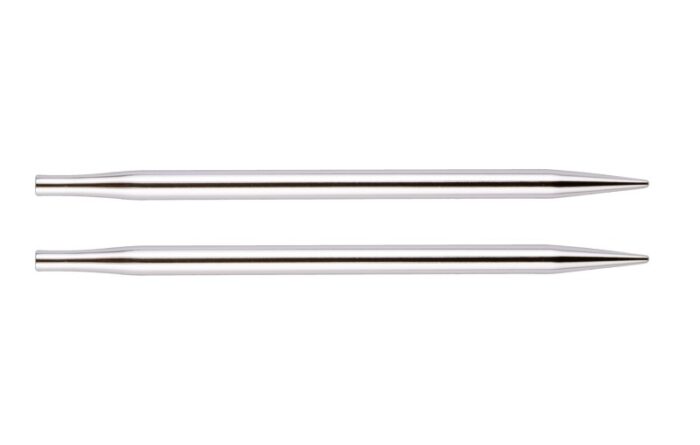 Спицы для вязания Knit Pro съемные, укороченные, металлические Nova Metal 3,25 мм, арт.10420