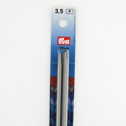 Спицы для вязания PRYM чулочные 3,50мм / 30см, алюминий, арт.191558