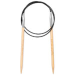 Спицы для вязания PRYM круговые, Серия Prym 1530, 5,5мм / 80см, бамбук, натуральный, арт.222509