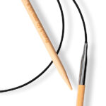 Спицы для вязания PRYM круговые, Серия Prym 1530, 5,5мм / 80см, бамбук, натуральный, арт.222509