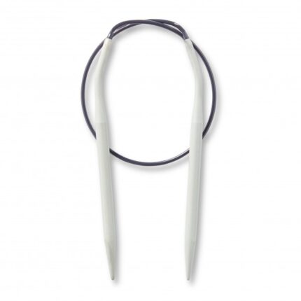 Спицы для вязания PRYM круговые с гибкой леской 40см, 5мм, алюминий, арт.211290