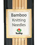 Спицы для вязания TULIP чулочные Bamboo, натуральный бамбук, 3,25мм / 15см, уп.5шт., арт.KND060325