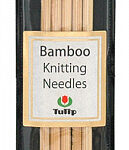 Спицы для вязания TULIP чулочные Bamboo, натуральный бамбук, 3,5мм / 15см, уп.5шт., арт.KND060350