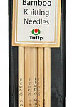 Спицы для вязания TULIP чулочные Bamboo, натуральный бамбук, 3,75мм / 20см, уп.5шт., арт.KND080375