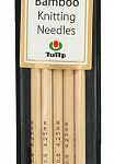 Спицы для вязания TULIP чулочные Bamboo, натуральный бамбук, 4,25мм / 20см, уп.5шт., арт.KND080425