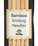 Спицы для вязания TULIP чулочные Bamboo, натуральный бамбук, 4,5мм / 15см, уп.5шт., арт.KND060450