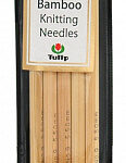 Спицы для вязания TULIP чулочные Bamboo, натуральный бамбук, 5,5мм / 20см, уп.5шт., арт.KND080550