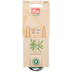 Спицы для вязания круговые бамбуковые, Серия Prym 1530, 40см, 6мм, арт.222530