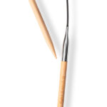 Спицы для вязания круговые бамбуковые, Серия Prym 1530, 40см, 6мм, арт.222530