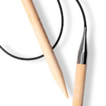 Спицы для вязания круговые бамбуковые, Серия Prym 1530, 60см, 10мм, арт.222554