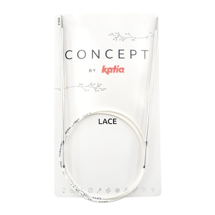 Спицы круговые 2,75 мм, 150 см, супергладкие CONCEPT BY KATIA Lace, арт.777-7/2,75-150