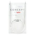 Спицы круговые 3.5 мм, 60 см, металлические квадратные CONCEPT BY KATIA Cube, арт.718-7/3.5-60