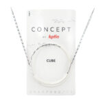 Спицы круговые 4 мм, 150 см, металлические квадратные CONCEPT BY KATIA Cube, арт.718-7/4-150