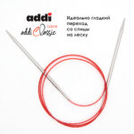Спицы круговые Addi 100 см, 4 мм, с удлиненным кончиком Classic Lace, арт.775-7/4-100