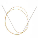 Спицы круговые Addi 1,5 мм, 150 см, с удлиненным кончиком addiClassic Lace, латунь, арт.715-7/1.5-150