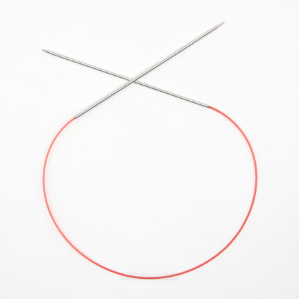 Спицы круговые Addi 1,75 мм, 60 см, с удлиненным кончиком addiClassic Lace, латунь, арт.715-7/1.75-60