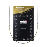 Спицы круговые Addi 3 мм, 40 см, укороченные супергладкие addiClassic, арт.105-7/3-40