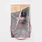 Спицы круговые Addi 4,5 мм, 100 см, addiNovel металлические c квадратным кончиком супергладкие, арт.717-7/4.5-100