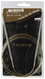 Спицы круговые Addi 4.5 мм, 150 см, супергладкие addiClassic, арт.105-7/4.5-150