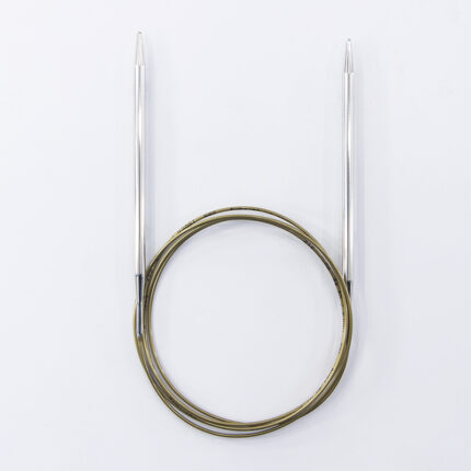 Спицы круговые Addi 5,0 мм, 150 см, супергладкие addiClassic, арт.105-7/5-150