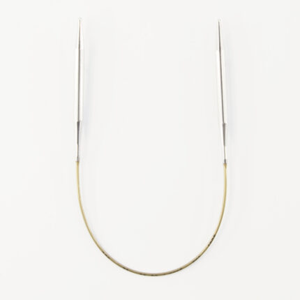 Спицы круговые Addi 5,0 мм, 30 см, укороченные супергладкие addiClassic, арт.105-7/5-30