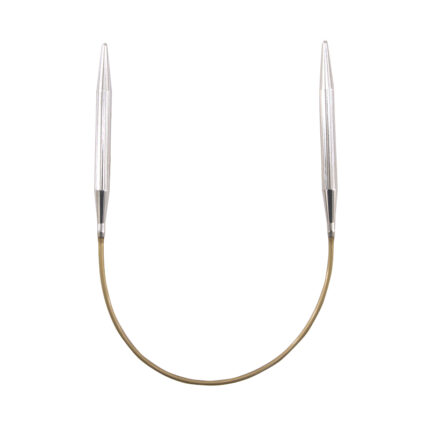 Спицы круговые Addi 5.5 мм, 30 см, укороченные супергладкие addiClassic, арт.105-7/5.5-30