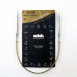 Спицы круговые Addi 5.5 мм, 40 см, укороченные супергладкие addiClassic, арт.105-7/5.5-40