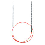 Спицы круговые Addi 7 мм, 100 см, addiNovel металлические c квадратным кончиком супергладкие, арт.717-7/7-100