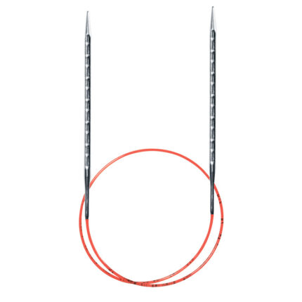 Спицы круговые Addi 7 мм, 150 см, addiNovel металлические c квадратным кончиком супергладкие, арт.717-7/7-150
