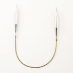 Спицы круговые Addi 9 мм, 40 см, укороченные супергладкие addiClassic, арт.105-7/9-40