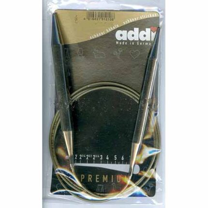 Спицы круговые Addi Classic 8 мм, 120 см, супергладкие, арт.105-7/8-120
