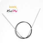 Спицы круговые Knit Pro Basix Aluminum 2,5мм, 80см, 45332