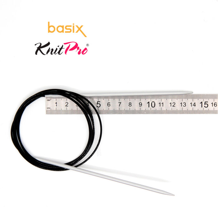 Спицы круговые Knit Pro Basix Aluminum 3,25мм, 150см, 45389