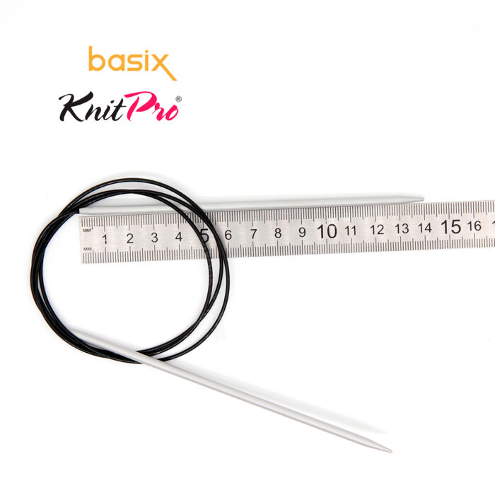 Спицы круговые Knit Pro Basix Aluminum 3,25мм, 80см, 45377