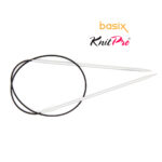 Спицы круговые Knit Pro Basix Aluminum 3,5мм, 60см, 45324