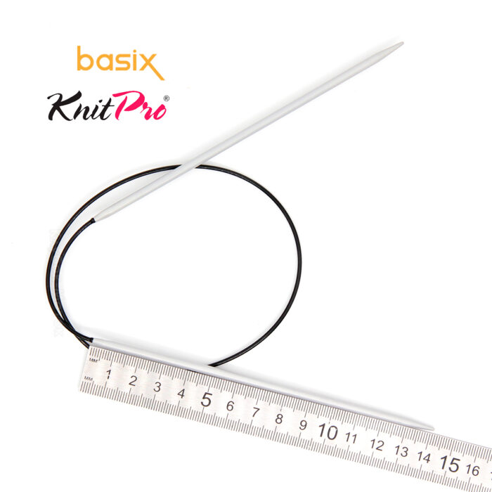 Спицы круговые Knit Pro Basix Aluminum 3,5мм, 60см, 45324