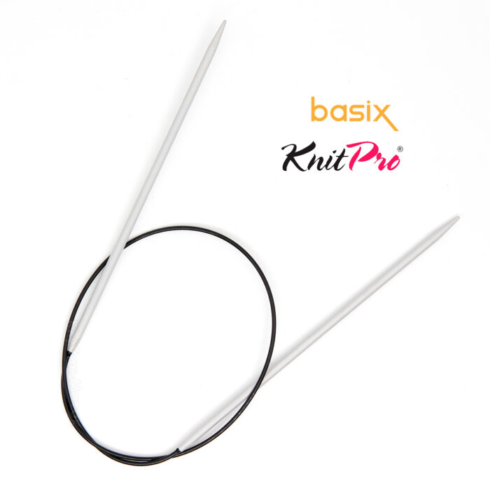 Спицы круговые Knit Pro Basix Aluminum 3,75мм, 60см, 45374