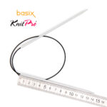 Спицы круговые Knit Pro Basix Aluminum 3,75мм, 60см, 45374