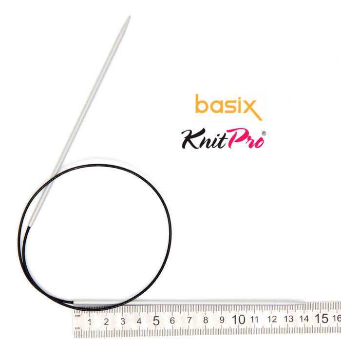 Спицы круговые Knit Pro Basix Aluminum 3мм, 80см, 45333