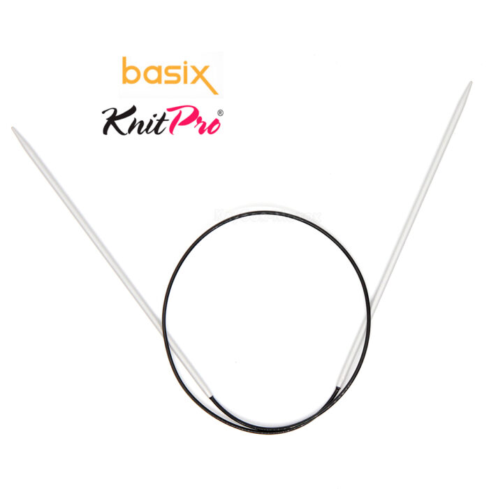 Спицы круговые Knit Pro Basix Aluminum 3мм, 80см, 45333