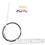 Спицы круговые Knit Pro Basix Aluminum 4,5мм, 80см, 45336
