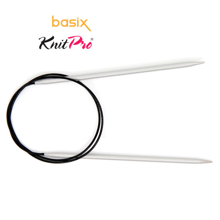Спицы круговые Knit Pro Basix Aluminum 4,5мм, 80см, 45336