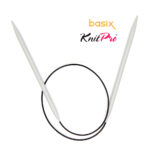 Спицы круговые Knit Pro Basix Aluminum 5,5мм, 60см, 45328