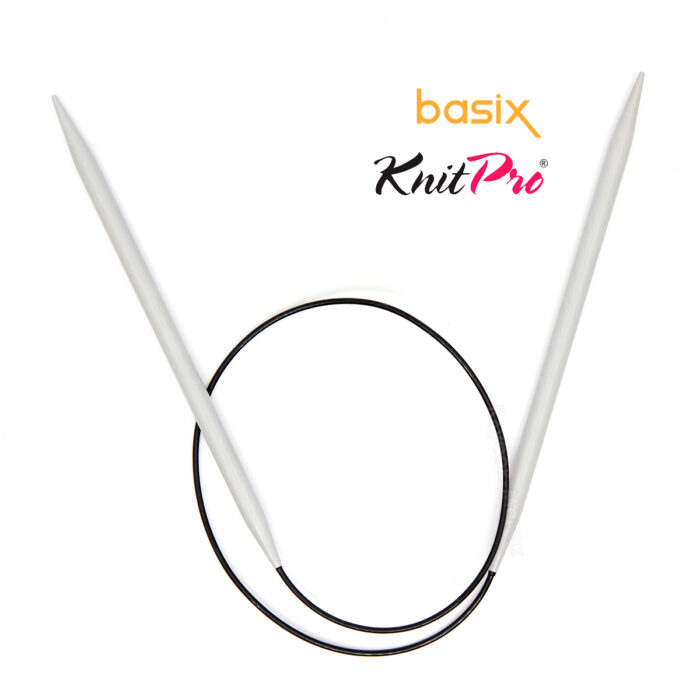Спицы круговые Knit Pro Basix Aluminum 5,5мм, 60см, 45328