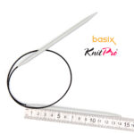 Спицы круговые Knit Pro Basix Aluminum 5,5мм, 60см, 45328