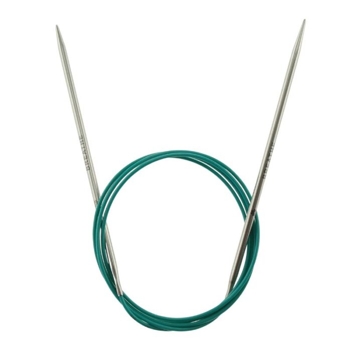 Спицы круговые KnitPro Mindful 3,5мм, 120см, нержавеющая сталь, серебристый, арт.36137